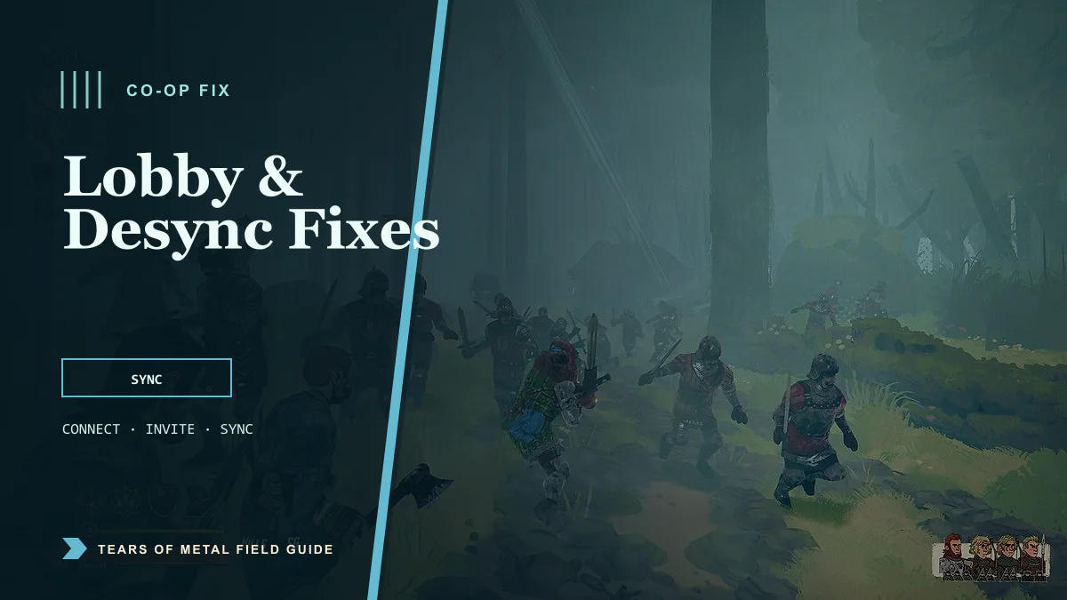 Tears of Metal Co-op Not Working: Lobby and Desync Fixes guide cover using official Tears of Metal game imagery