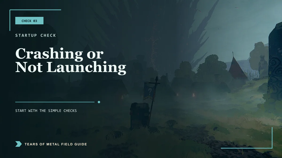 Tears of Metal Crashing or Not Launching: PC Fixes guide cover using official Tears of Metal game imagery