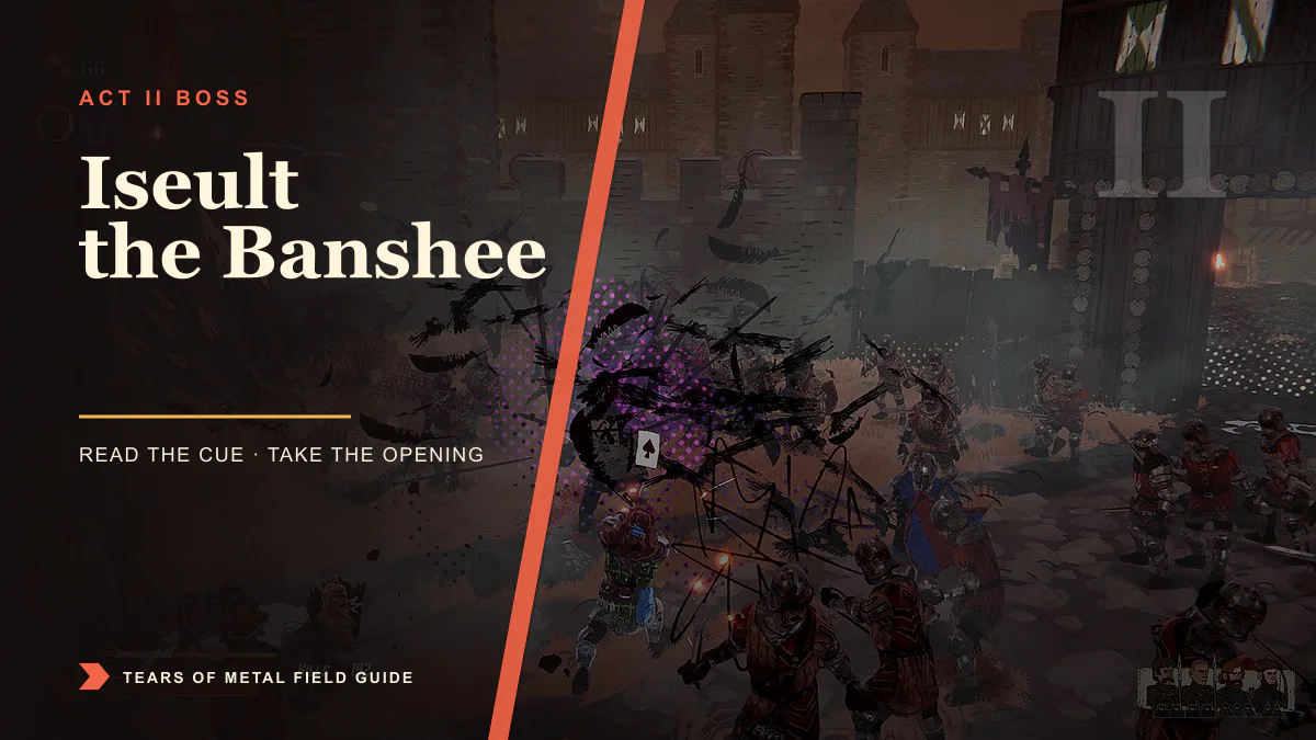 How to Beat Iseult the Banshee in Tears of Metal guide cover using official Tears of Metal game imagery